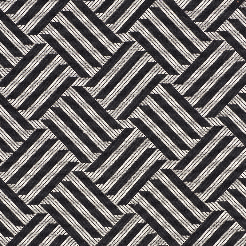 Cross Hatch Black 73451 by Schumacher Designer Fabric HAPPY TOGETHER LINEN 42% COTTON 38% ITALY MARTINDALE 30,000 </p><p>Repeat: Horizontal: 4 1/2" (11CM) and Vertical: 4 1/2" (11CM) 55.5 - Swanky Fabrics -