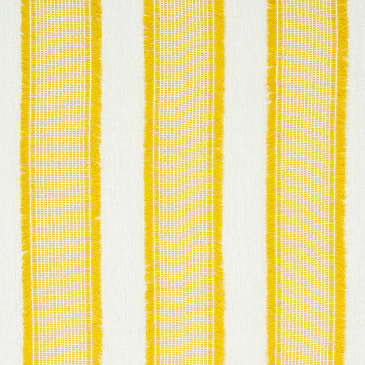 Tulum Yellow 73593 by Schumacher Designer Fabric HAPPY TOGETHER II LINEN 70% COTTON 30% INDIA </p><p>Repeat: Horizontal: 8 1/4" (21CM) and Vertical: 49.5 - Swanky Fabrics -