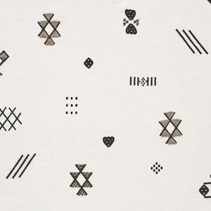 Schumacher Fabric Samsun Embroidery Carbon 73670