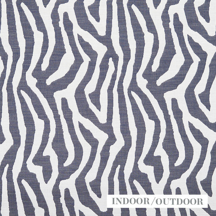 Amanzi Navy 73782 by Schumacher Designer Fabric Indoor-Outdoor-Wovens 100% Acrylic Wyzenbeek 15,000 Horizontal: 13.5 and Vertical: 21 56 - Swanky Fabrics -