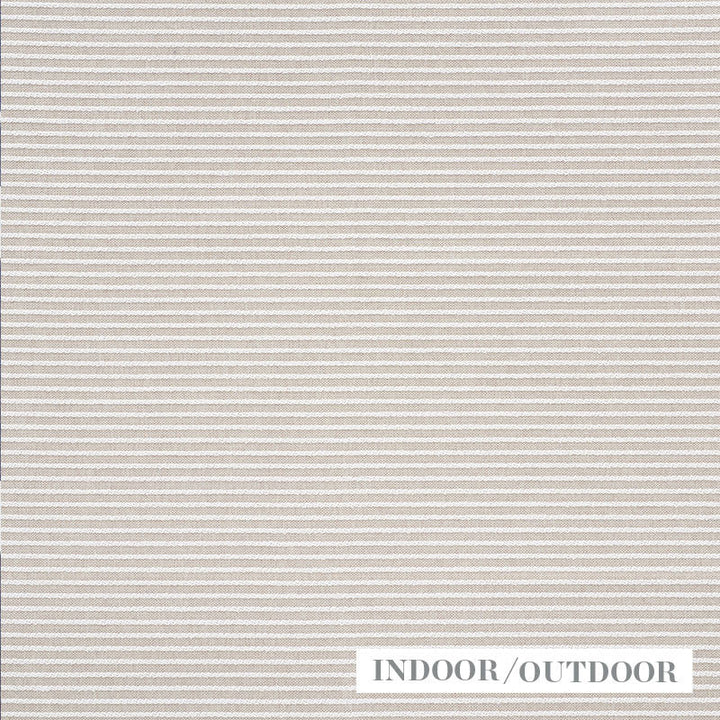 Boucle Stripe Natural 73800 by Schumacher Designer Fabric Indoor-Outdoor-Wovens 100% Polyester Wyzenbeek 100,000 Horizontal: - and Vertical: 1/2- 56 - Swanky Fabrics -