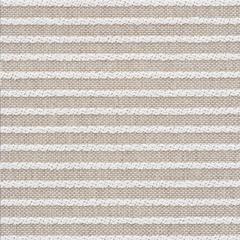 Boucle Stripe Natural 73800 by Schumacher Designer Fabric INDOOR OUTDOOR WOVENS POLYESTER 100% UNITED STATES OF AMERICA WYZENBEEK 100,000 </p><p>Repeat: Horizontal: and Vertical: 1/2" (1CM) 56 - Swanky Fabrics -