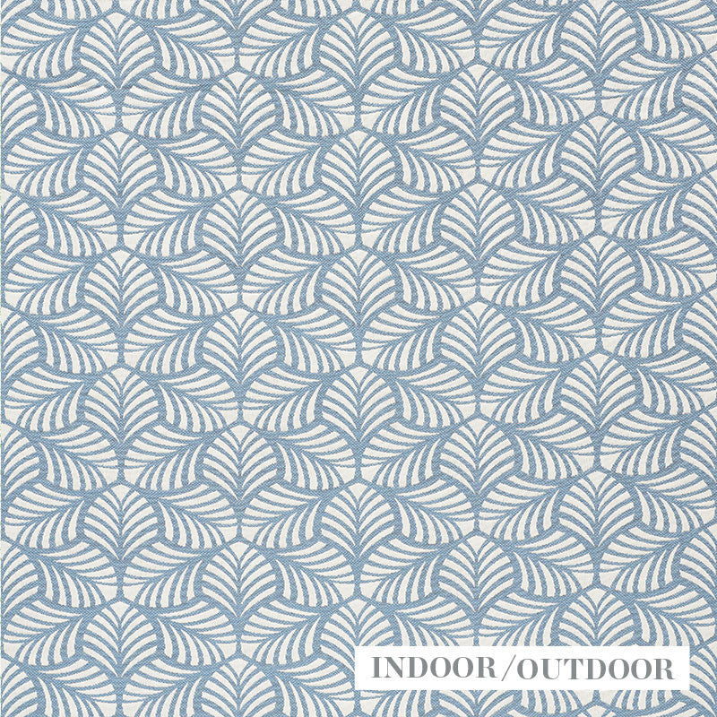 Sonia Ii Sky 73821 by Schumacher Designer Fabric INDOOR OUTDOOR WOVENS See Sample FRANCE - </p><p>Repeat: Horizontal: 13 1/2" (34CM) and Vertical: 6 1/2" (17CM) 54" (137CM) - Swanky Fabrics -