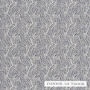Schumacher Fabric Strata Indigo 73832