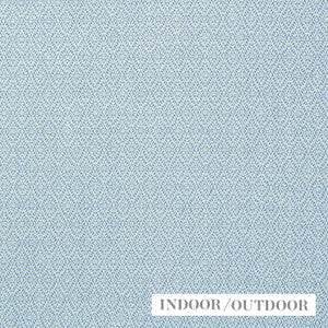 Schumacher Fabric Diamond Weave Sky 73844