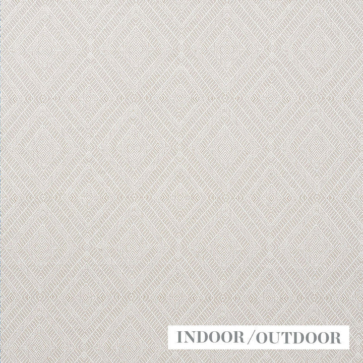 Geometric Weave Natural 73861 by Schumacher Designer Fabric INDOOR/OUTDOOR LINEN See Sample FRANCE HEAVY DUTY </p><p>Repeat: Horizontal: 7" (18CM) and Vertical: 7 1/2" (19CM) 55" (140CM) - Swanky Fabrics -