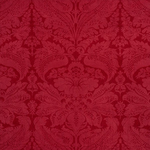 Schumacher Fabric Cordwain Velvet Red 73952