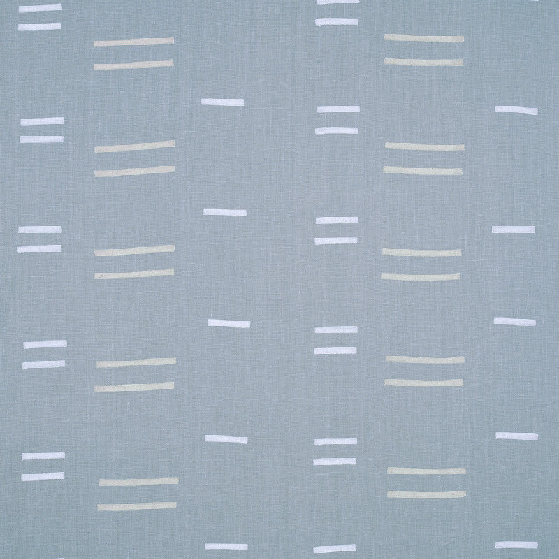 Oaxaca Steel 74001 by Schumacher Fabric Schumacher Fabric Oaxaca Steel 74001Fabric LINEN 100% UNITED STATES OF AMERICA </p><p>Repeat: H: HORZ. 18" (45Cm) , V: VERT. 18" (45Cm) 54 - Fabric Carolina -