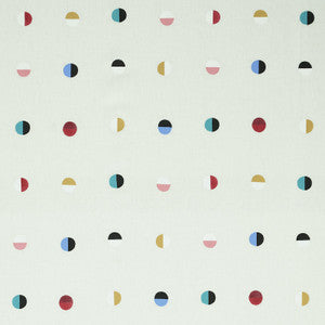 Schumacher Fabric Joshua Tree Multi Moons On Ivory 74042