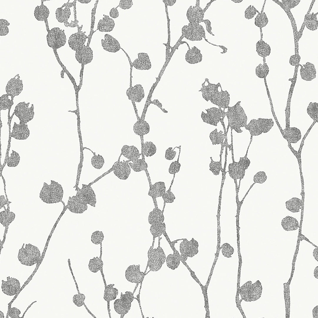 Schumacher Wallcovering Disa - Charcoal