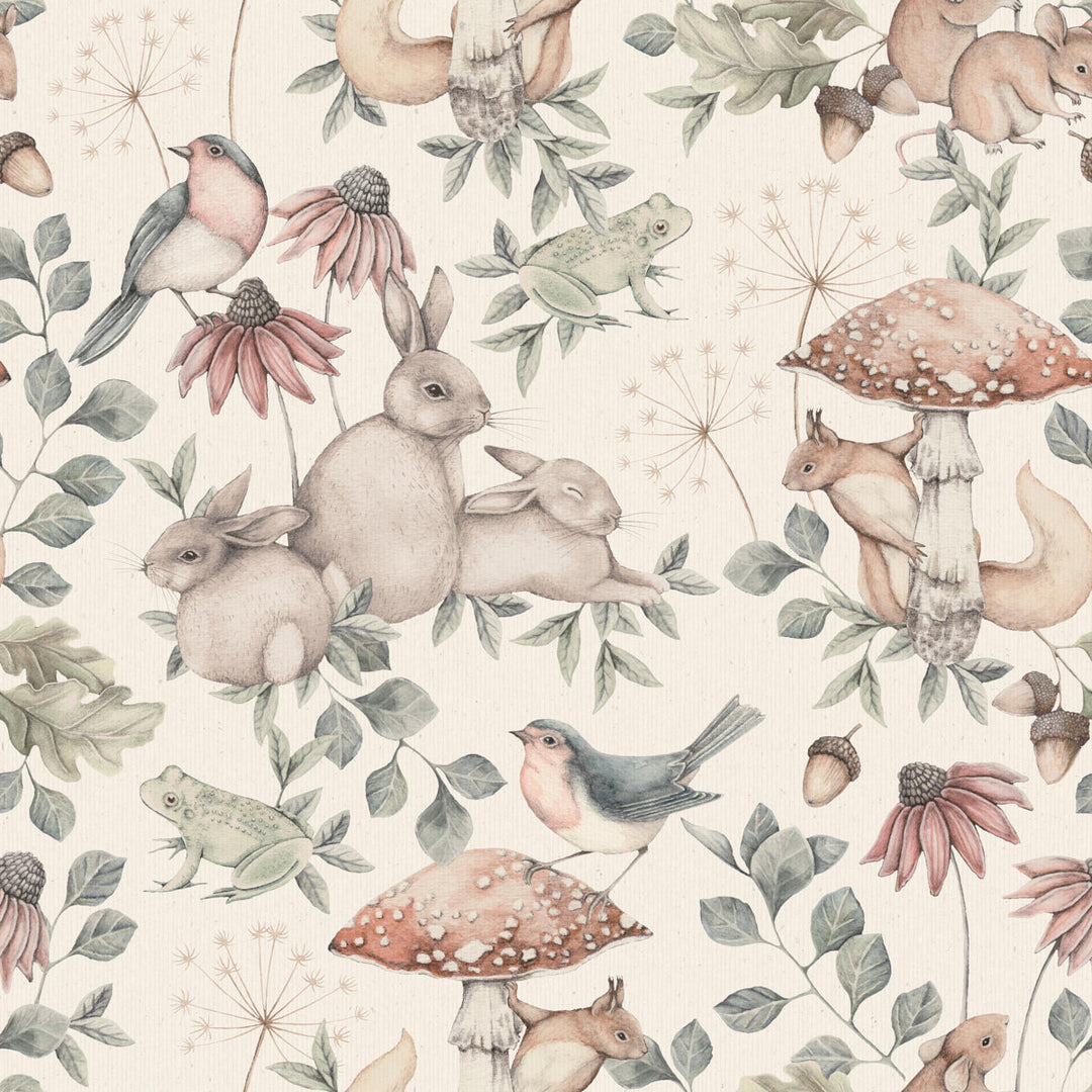 Schumacher Wallcovering Minou - Soft Multi