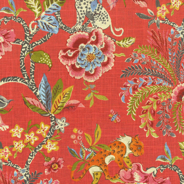 Braganza Spice 750540 by Williamsburg Designer Fabric - 55%Linen 45%Cotton CHINA 27000 Horizontal: 25.25 and Vertical: 13.5 54 - Swanky Fabrics -