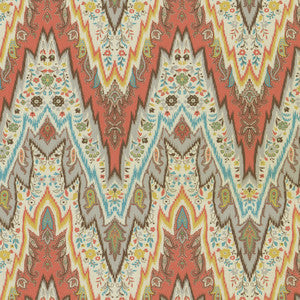 Williamsburg Fabric Bray Flamestitch Nectar 750690