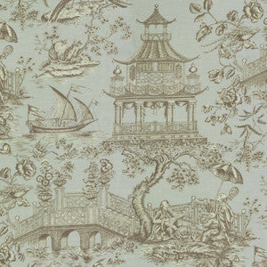 Williamsburg Fabric Chinoiserie Toile Spa 750700
