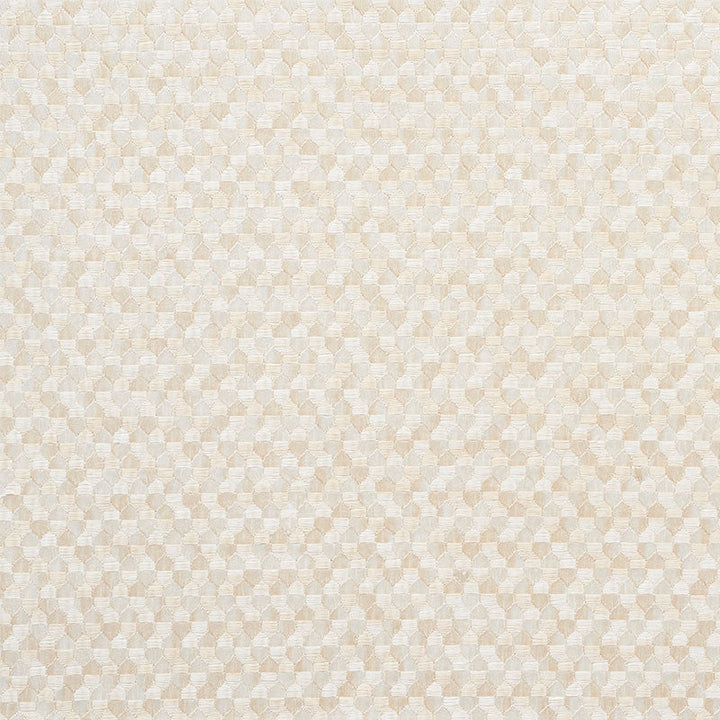Ivins Embroidery Ivory 75120 by Schumacher Designer Fabric RELAXED GLAMOUR See Sample INDIA - </p><p>Repeat: Horizontal: 3/4" (2CM) and Vertical: 1 1/4" (3CM) 50" (127CM) - Swanky Fabrics -