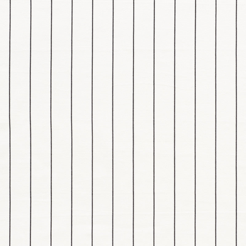 Cavett Stripe Charcoal 75251 by Schumacher Designer Fabric CHAMBRAY See Sample INDIA - </p><p>Repeat: Horizontal: 2 3/4" (7CM) and Vertical: - 54" (137CM) - Swanky Fabrics -