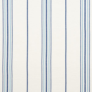 Schumacher Fabric Scarset Stripe Blues 75260