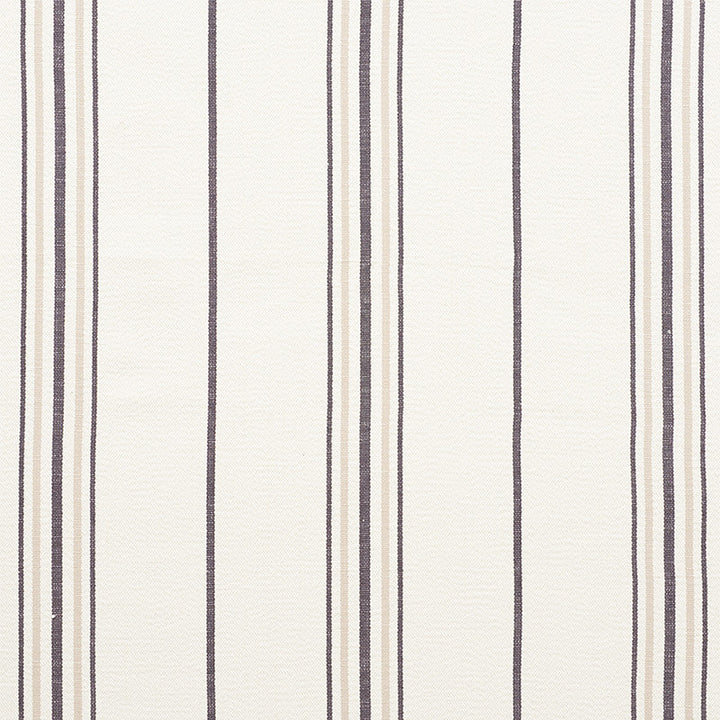 Scarset Stripe Neutral 75263 by Schumacher Designer Fabric CHAMBRAY See Sample INDIA - </p><p>Repeat: Horizontal: 10 3/4" (27CM) and Vertical: - 56 1/4" (143CM) - Swanky Fabrics -