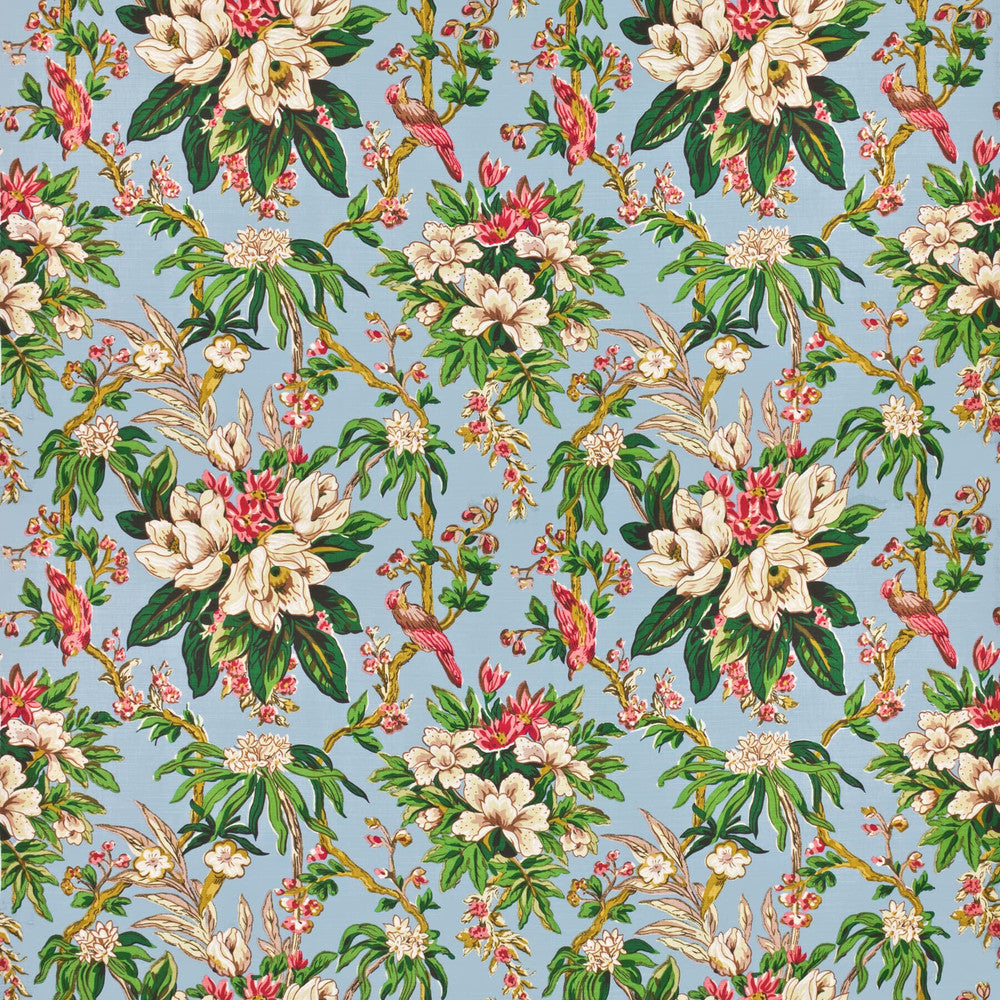 7535-4 Veranda by Bassett Mcnab Designer Fabric BASSETT MCNAB PRINTS 60%LIN 40%COT USA Horizontal: 27 and Vertical: 27.5 54 in - Swanky Fabrics -