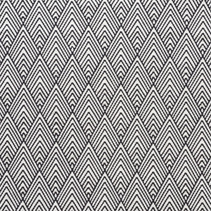 Schumacher Fabric Avila Embroidery Black 75372