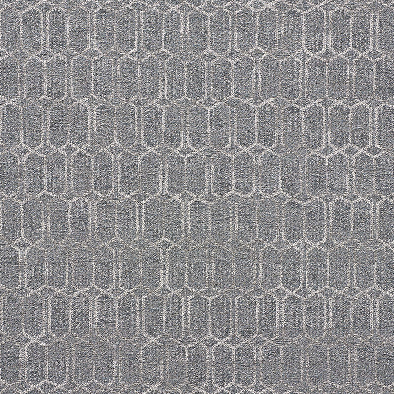 Modern Trellis Outdoor Slate 75400 by Schumacher Designer Fabric THE GOOD LIFE INDOOR/OUTDOOR See Sample UNITED STATES OF AMERICA - </p><p>Repeat: Horizontal: 2 5/8" (7CM) and Vertical: 5 1/2" (14CM) 51" (130CM) - Swanky Fabrics -
