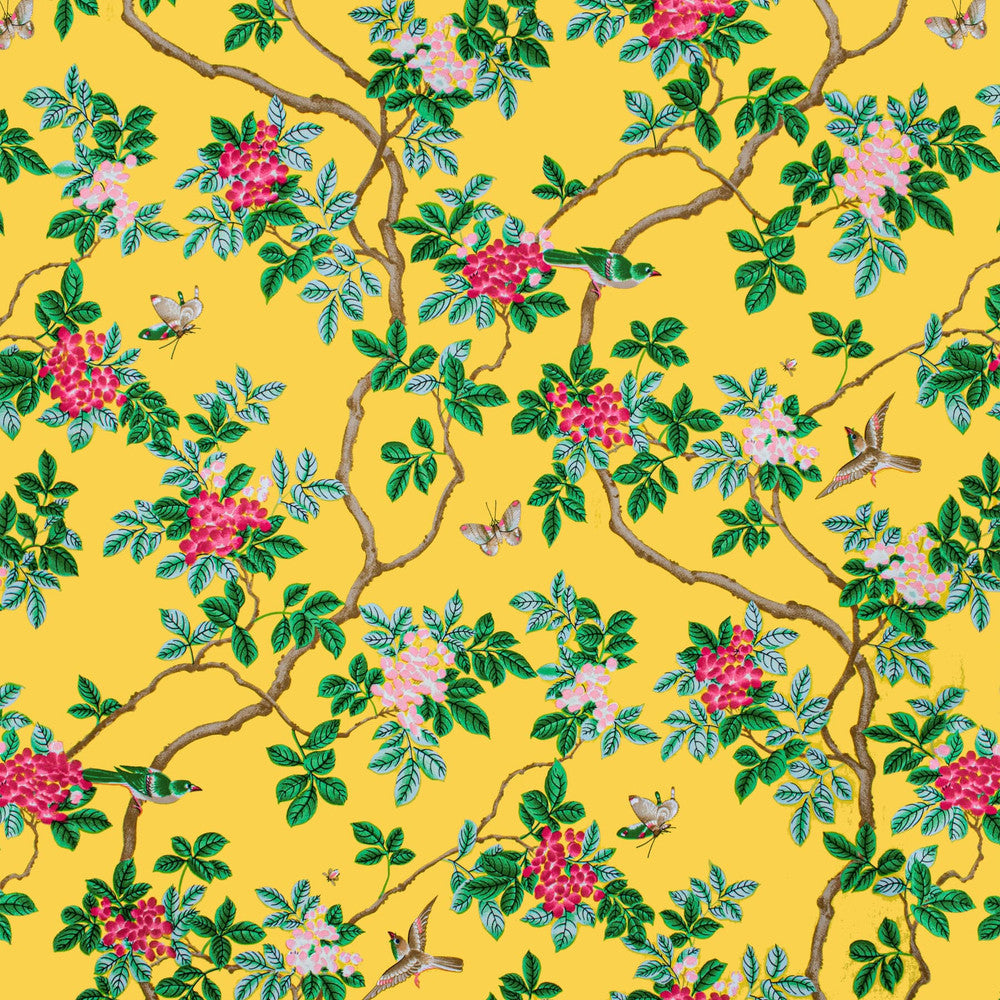 7544-9 Bird & Butterfly by Bassett Mcnab Designer Fabric BASSETT MCNAB PRINTS 100%COT USA CATB 117-2013 WYZENBEEK 27 000 DOUBLE RUB WEAR TEST (HEAVY DUTY) Horizontal: 0.000 and Vertical: 49.000 48 in - Swanky Fabrics -