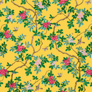 Bassett Mcnab Fabric 7544-9 Bird & Butterfly