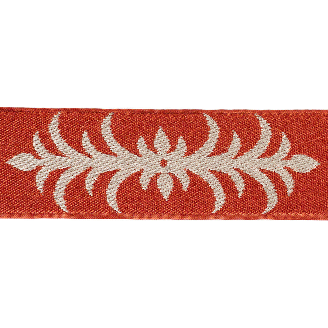 Schumacher Trim Acanthus Tape - Terracotta