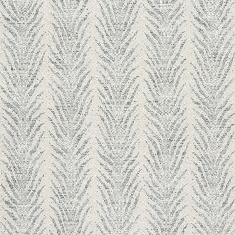 Creeping Fern Slumber Blue 75453 by Schumacher Designer Fabric CELERIE KEMBLE See Sample GERMANY - </p><p>Repeat: Horizontal: 27 3/4" (70CM) and Vertical: 26 1/2" (67CM) 55 1/2" (141CM) - Swanky Fabrics -