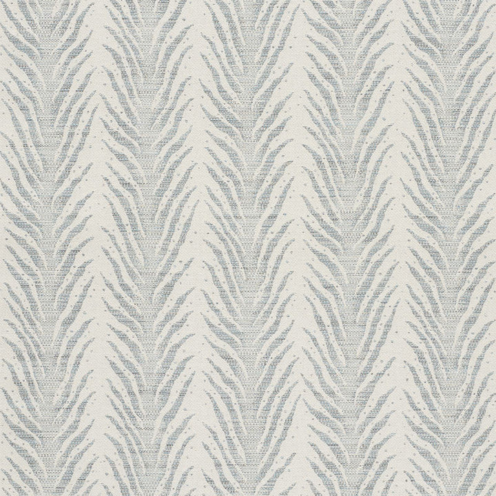 Creeping Fern Slumber Blue 75453 by Schumacher Designer Fabric CELERIE KEMBLE See Sample GERMANY - </p><p>Repeat: Horizontal: 27 3/4" (70CM) and Vertical: 26 1/2" (67CM) 55 1/2" (141CM) - Swanky Fabrics -