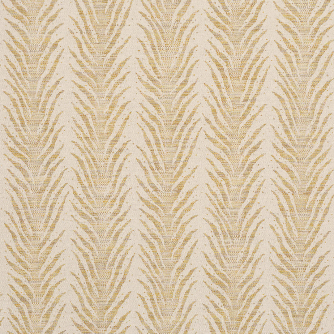 Schumacher Fabric Creeping Fern - Mimosa Glow