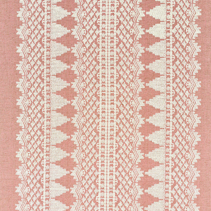 Wentworth Embroidery Rose 75473 by Schumacher Fabric Schumacher Fabric Wentworth Embroidery Rose 75473Fabric LINEN 50% INDIA </p><p>Repeat: H: HORZ. 25 5/8" (65CM) , V: VERT. 2 1/8" (5CM) 55 - Fabric Carolina -