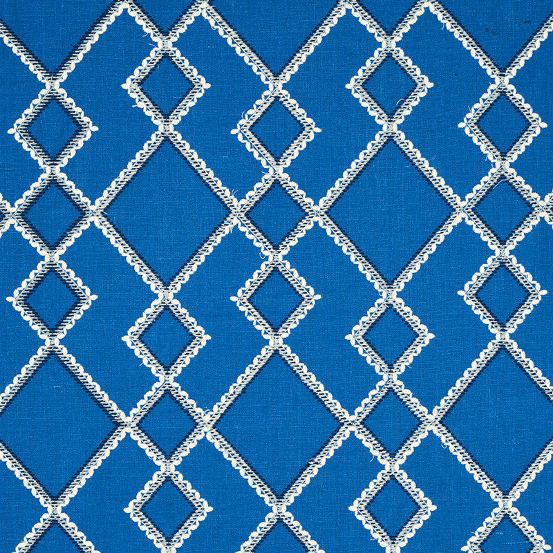 Branson Embroidery Blue 75891 by Schumacher Fabric Schumacher Fabric Branson Embroidery Blue 75891Fabric LINEN 62% INDIA </p><p>Repeat: H: HORZ. 8 1/8" (21CM) , V: VERT. 15" (38CM) 55 - Fabric Carolina -