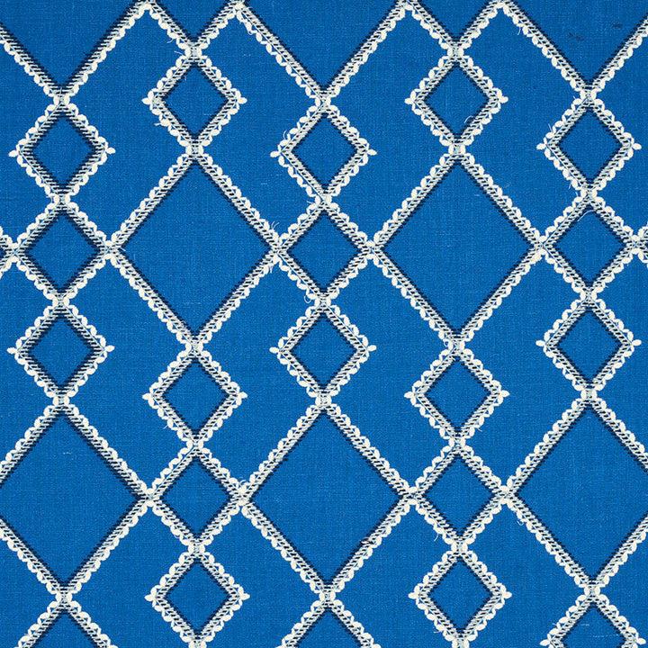 Branson Embroidery Blue 75891 by Schumacher Fabric Schumacher Fabric Branson Embroidery Blue 75891Fabric LINEN 62% INDIA </p><p>Repeat: H: HORZ. 8 1/8" (21CM) , V: VERT. 15" (38CM) 55 - Fabric Carolina -