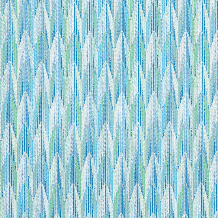 Verdant Aqua & Leaf 75910 by Schumacher Designer Fabric INDOOR/OUTDOOR PRINTS & WOVENS III ACRYLIC 100% FRANCE MARTINDALE 10,000 </p><p>Repeat: Horizontal: 6 7/8" (17CM) and Vertical: 6 3/8" (16CM) 54.25 - Swanky Fabrics -