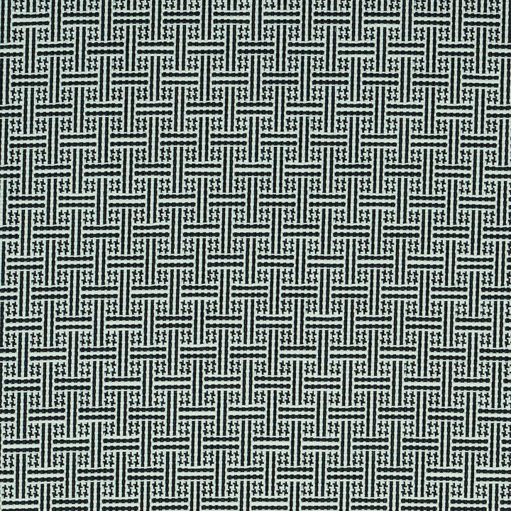 Brickell Black 75935 by Schumacher Designer Fabric INDOOR/OUTDOOR PRINTS & WOVENS V See Sample FRANCE - </p><p>Repeat: Horizontal: 1" (3CM) and Vertical: 1 1/4" (3CM) 54 1/4" (138CM) - Swanky Fabrics -