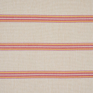 Schumacher Fabric Garden Stripe Indoor/Outdoor Red 75974