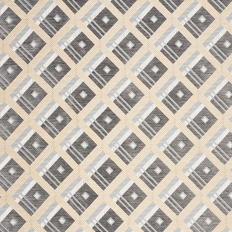 Legrad Argyle Charcoal 76011 by Schumacher Designer Fabric CLUB CAVALIER See Sample ITALY - </p><p>Repeat: Horizontal: 3 3/4" (10CM) and Vertical: 3 3/4" (10CM) 56 1/2" (144CM) - Swanky Fabrics -