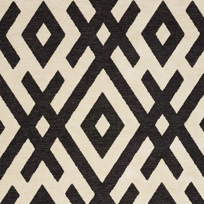 Equix Black 76020 by Schumacher Fabric Schumacher Fabric Equix Black 76020Fabric VISCOSE 59% ITALY </p><p>Repeat: H: HORZ. 14" (36CM) , V: VERT. 21 1/4" (54CM) 55 - Fabric Carolina -