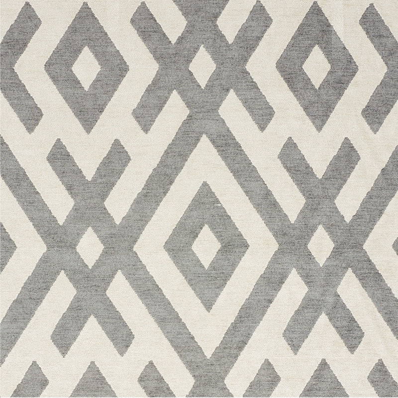 Equix Charcoal 76021 by Schumacher Designer Fabric CLUB CAVALIER See Sample ITALY - </p><p>Repeat: Horizontal: 14" (36CM) and Vertical: 21 1/4" (54CM) 55" (140CM) - Swanky Fabrics -