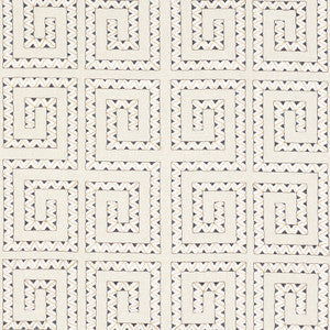 Schumacher Fabric Prado Embroidery Graphite 76070