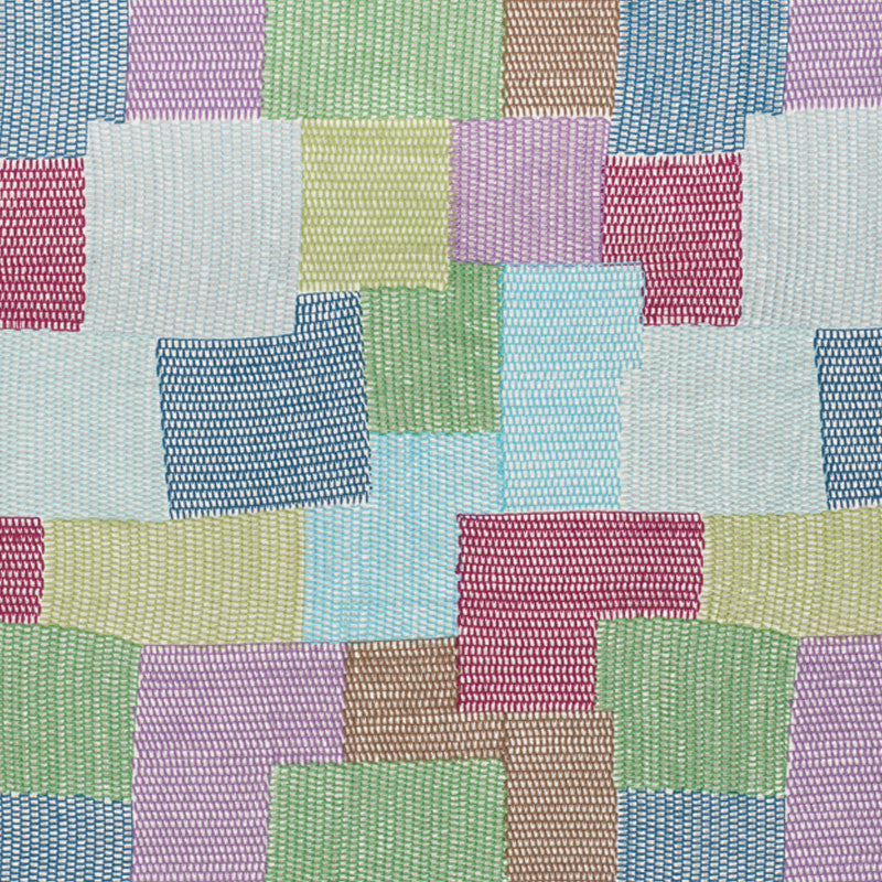 Carnaby Blue & Green 76180 by Schumacher Designer Fabric Free-Spirit 55% Polyester, 15% Cotton, 15% Linen, 15% Viscose - Horizontal: 24 and Vertical: 29.5 49 - Swanky Fabrics -