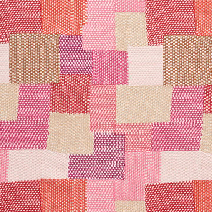 Carnaby Pink & Red 76181 by Schumacher Designer Fabric FREE SPIRIT See Sample INDIA - </p><p>Repeat: Horizontal: 24" (61CM) and Vertical: 29 1/2" (75CM) 49" (124CM) - Swanky Fabrics -