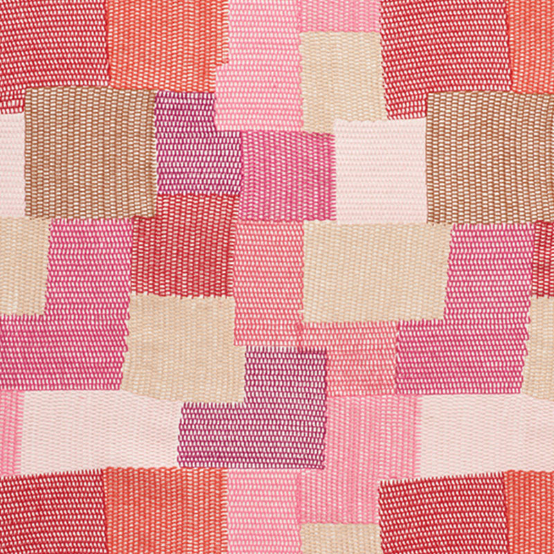 Carnaby Pink & Red 76181 by Schumacher Designer Fabric FREE SPIRIT POLYESTER 55% COTTON 15% INDIA </p><p>Repeat: Horizontal: 24" (61CM) and Vertical: 29 1/2" (75CM) 49 - Swanky Fabrics -
