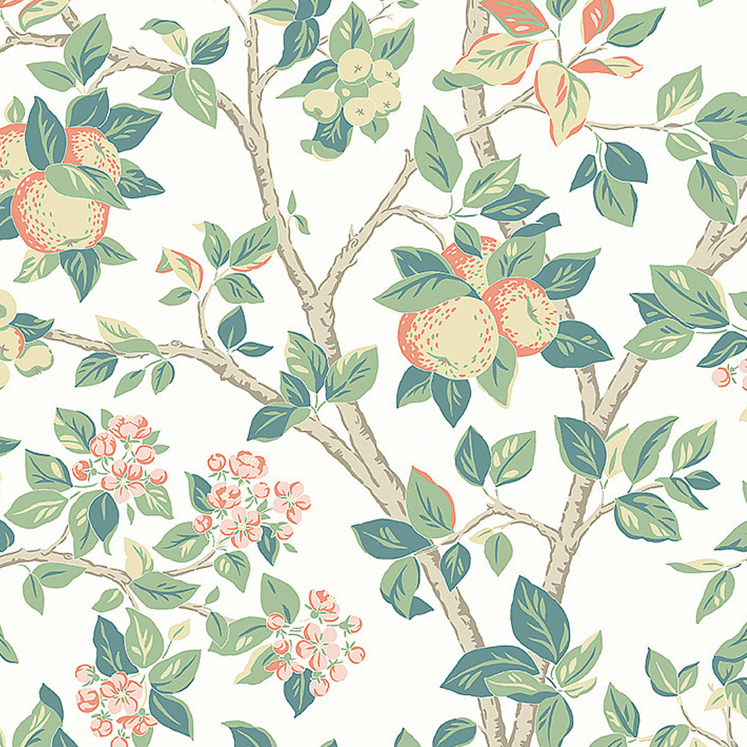 Schumacher Wallcovering Ingrid Marie - Ivory