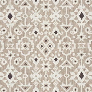 Schumacher Fabric Crusoe Ikat Greige 76520