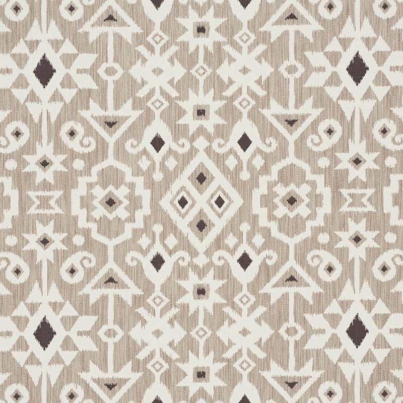 Crusoe Ikat Greige 76520 by Schumacher Fabric Schumacher Fabric Crusoe Ikat Greige 76520Fabric COTTON 65% ITALY </p><p>Repeat: H: HORZ. 28" (71CM) , V: VERT. 23 1/2" (60CM) 55.875 - Fabric Carolina -