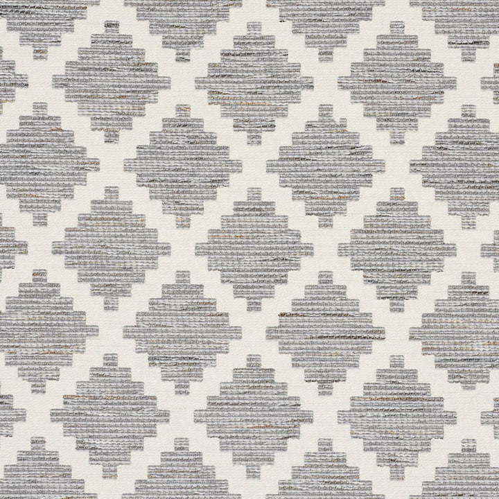 Tibur Grey 76542 by Schumacher Designer Fabric WORLD VIEW See Sample ITALY - </p><p>Repeat: Horizontal: 5" (13CM) and Vertical: 5 3/4" (15CM) 59 1/8" (150CM) - Swanky Fabrics -
