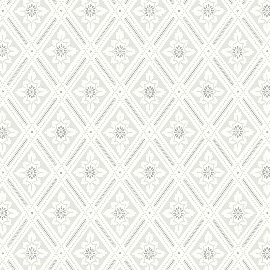 Schumacher Wallcovering Ester - Grey