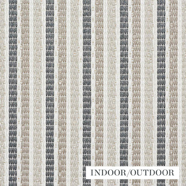 Barbary Stripe Natural 76640 by Schumacher Designer Fabric Indooroutdoor-Linen 78% Linen, 22% Acrylic - Horizontal: 3.5 and Vertical: 2.875 55 - Swanky Fabrics -